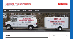 Desktop Screenshot of maryland-pressure-washing.com